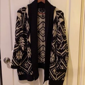 Women’s Open Front Printed Cardigan